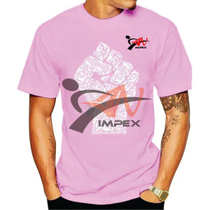 T-shirt formel en polyester/coton de haute qualité pour hommes, logo d'impression personnalisé - Product Image 1