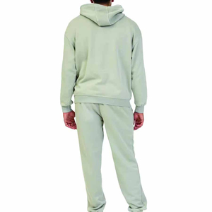 Chándal de tendencia superior 100% tela de algodón tela de calidad superior chándal de hombre estampado de lavado ácido chándal Unisex - Product Image 2