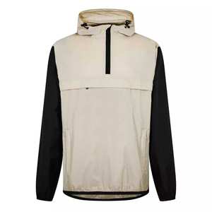 Chaqueta de lluvia para hombre con logotipo personalizado, abrigo ligero transpirable impermeable a prueba de viento para deportes al aire libre y ropa de trabajo - Product Image 3