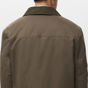 Chaqueta de Hombre con Logotipo Personalizado para Invierno, Cierre Completo con Cremallera, Cuello Alto, Mangas Completas, para Compradores Mayoristas/Servicio OEM 2026 - Product Image 6