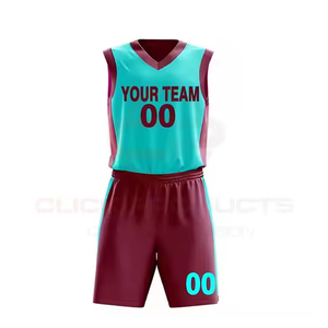 Uniformes de Baloncesto al por Mayor con Transferencia Térmica, Color Personalizado, Transpirables, 100% Algodón - Product Image 5