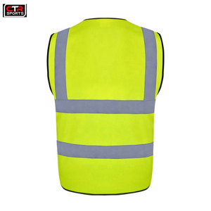 Chaleco Reflectante de Seguridad de Alta Calidad, Impermeable, Talla Grande, Color Amarillo Mixto, de Algodón, Multiusos 2024 - Product Image 2