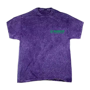 Camiseta de Hombre Transpirable, Ecológica, de Secado Rápido, de Poliéster/Algodón, con Logotipo Personalizado en la Parte Delantera, Estilo Vintage Lavado, Corte Holgado y Extra Grande - Product Image 2