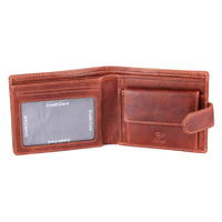 Dompet Pria Kulit Asli Kualitas Premium Terbaik, Tahan Air, Multifungsi, Pendek, Buka-Tutup, Tempat Kartu