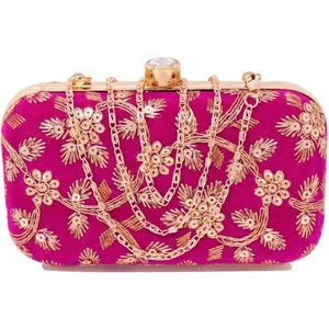 กระเป๋าถือสายโซ่สะพายไหล่สำหรับผู้หญิงกระเป๋าคลัทช์ดีไซน์โลหะโมเสกดีไซน์ล่าสุด - Product Image 1