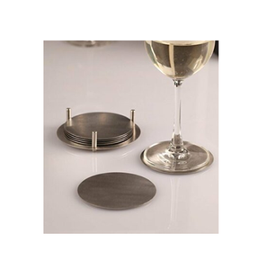 Metal Mats Aluminium <b>coaster</b> Design Drink Cup <b>Glass</b> <b>Coasters</b> For Use Table Top Product For Sale - Product Image 4