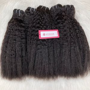 Extensions à clips en cheveux vierges vietnamiens, vente chaude, Remy, cuticules alignées, style vague profonde lâche, femmes noires, vague naturelle - Product Image 6