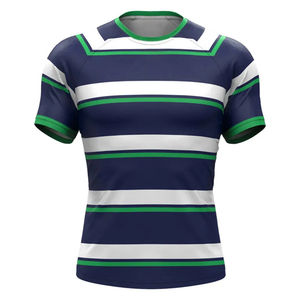 Nueva llegada 2025 Ropa deportiva Impresión de logotipo personalizado de alta calidad Mejor diseño Hombres Mujeres Uniforme de rugby a la venta - Product Image 4