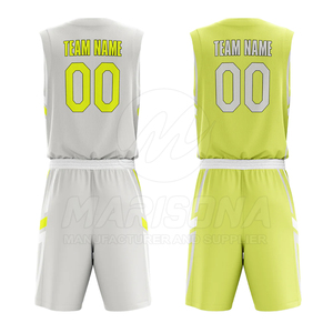 Uniforme de Baloncesto Reversible Ligero de la Mejor Calidad, Nuevo Diseño, Uniforme de Baloncesto Reversible al por Mayor - Product Image 1