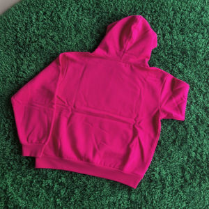 Sweat à capuche personnalisé avec logo, en coton molletonné épais, coupe oversize, uni, style streetwear, prêt à l'emploi, pour l'hiver, USA Europe - Product Image 2