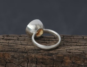 Anillo de Cóctel con Bisel Vintage de Amatista Natural Hecho a Mano, Plata de Ley 925, Gema de Corte Amarillo, Anillo de Compromiso, Joyería Fina - Product Image 3