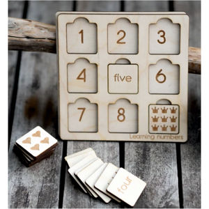 魅力的なモンテッソーリ学習番号SVGレーザーカットファイル木製レーザー教育玩具SVGレーザーレディカットファイルインスタントダウンロード - Product Image 3