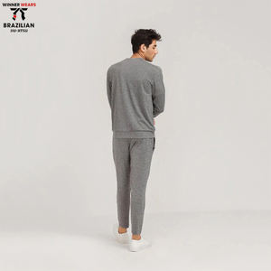 2022 mejor diseño de invierno para hombre, chándal 100% algodón para Fitness, Jogging, personalizado, venta al por mayor, cintura elástica ligera de alta calidad - Product Image 3