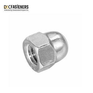 น็อตโดมเกลียว M3หัวหกเหลี่ยมชุบสังกะสีสเตนเลสสตีลมาตรฐาน DIN - Product Image 4