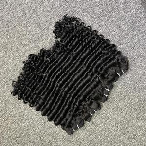 Vente en gros VQ cheveux Bella modèle 100% brut Vietnam vierge Remy Extensions de cheveux Double dessiné lâche vague naturelle faisceaux profonds alignés - Product Image 3