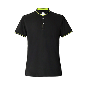 Golf de hombre de diseño personalizado de alta calidad para Polo patrón sólido bordado antiarrugas tejido Casual inteligente al por mayor - Product Image 6