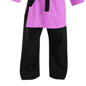 Tenue d'entraînement professionnelle pour arts martiaux, ensembles d'uniformes de karaté, devant 100% coton, séchage rapide, respirant, haute qualité, durable - Product Image 5