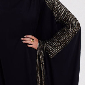 Abaya – pull musulman de couleur unie et confortable pour femme, vêtement Abaya de grande qualité, nouveau Design, 2023 - Product Image 5