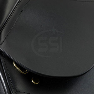 Silla de montar inglesa ajustable con acolchado suave para paseos a caballo y actividades ecuestres al aire libre - Product Image 4