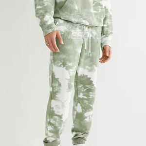 Survêtement décontracté à capuche en coton 100% coupe-vent, dernier design, uni, logo personnalisé, grande taille pour hommes - Product Image 2