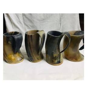 Cuernos Vikingos Personalizados para Beber, Tazas con Logotipo Personalizado, Cuerno Vikingo para Cerveza, Natural - Product Image 3