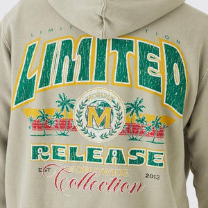 Sudadera con capucha térmica Unisex personalizada para invierno, sudaderas en blanco de algodón liso de gran tamaño, 100% algodón de talla grande para hombres, Unisex a granel - Product Image 2