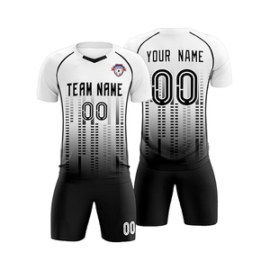 Uniformes de football pour sports d'équipe respirants et à séchage rapide Maillot de football rétro personnalisé Uniforme de football entièrement personnalisé - Product Image 1