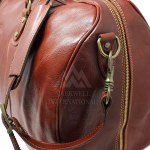 Bolsas de Viaje de Cuero de Diseño Personalizado con MOQ Bajo, Diferentes Estilos de Bolsas de Viaje de Cuero de Moda - Product Image 6