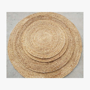 Eco Water Hyacinth Mats Accesorios de mesa de comedor hechos a mano - Product Image 1