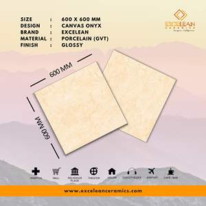 Vente d'usine 60x60mm Carreaux vitrifiés en porcelaine 600*600mm Carreaux pour cuisines salles de bain espaces extérieurs - Product Image 2