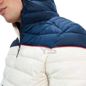 เสื้อแจ็คเก็ตกันลมมีซิปสำหรับผู้ชายเสื้อแจ็กเก็ตบุขนเป็ดมีซิปสำหรับฤดูหนาวสินค้าใหม่ออกแบบโลโก้ได้ตามต้องการ - Product Image 6