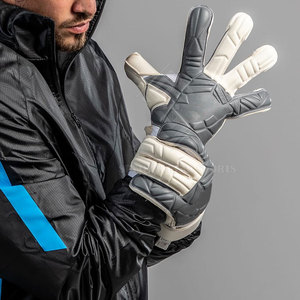 Gants de gardien de but en cuir sur mesure, légers, respirants, confortables, antidérapants, protection des doigts, équipement sportif professionnel pour - Product Image 5