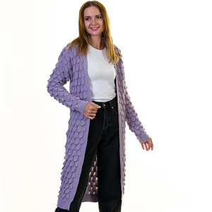 Lavender Winter Casual <b>Long</b> Sleeve Womens Sweater <b>Dress</b> Lilac Clothing Agile Supply Chains Plain Premium FEDEX Computer Knitted - Product Image 1