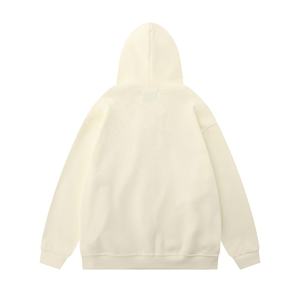 American Wholesale Retro-Patch Spider-Cardigan Hombres y mujeres Otoño Loose-Oversize Hooded Heavyweight Hoodie - Product Image 3