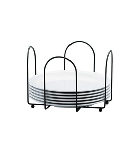 Design classique décor à la maison plat mourant support de stockage de plaque de couleur blanche en métal de qualité supérieure par le monde métallique indien - Product Image 2