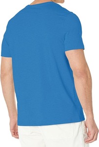 T-shirt à manches courtes pour hommes avec logo personnalisé, t-shirt coupe ajustée délavé en machine en coton 100% biologique avec fermeture à enfiler - Product Image 5