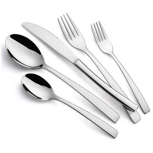 Ensemble exclusif de 4 pièces de couverts en métal, fourchette, cuillère et couteau, design incroyable, couverts en acier inoxydable miroir, provenance d'Inde - Product Image 5