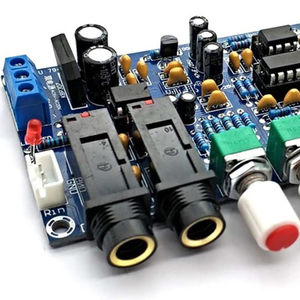 Carte amplificateur de Microphone <span class=keywords><strong>Pt2399</strong></span> <span class=keywords><strong>Echo</strong></span> Mic, carte amplificateur de karaoké, carte de réverbération de karaoké, Module amplificateur de karaoké double Ac12V - Product Image 5