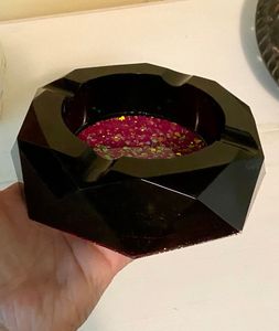 NOUVEAU ARRIVÉ MEILLEURE QUALITÉ MODERNE EPOXY MOODEN Résine Epoxy & Bois Cendrier Joint Couleur Personnalisée Logo Portable Intérieur et Extérieur - Product Image 6