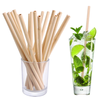 Offre Spéciale pailles à boire en bambou écologiques pailles biodégradables à base de plantes