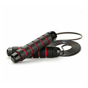 Cuerda de saltar de velocidad ajustable de entrenamiento de diseño OEM con cable de alambre de alta calidad, los más vendidos, los mangos de plástico más populares - Product Image 6