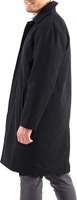 Trench-coat en laine et fibre de bambou pour homme, coupe ajustée, coupe ajustée, collection automne, collection 2025