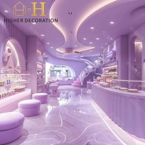 Boulangerie à guichet unique Idées de décoration Boulangerie Comptoir Dessert Vitrine Présentoirs à pain - Product Image 2