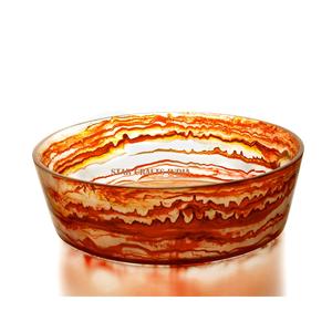 Qualité exclusive Design attrayant Finition en résine brillante Bol de service à salade arrondi pour aliments et desserts Fruits à prix abordable - Product Image 3