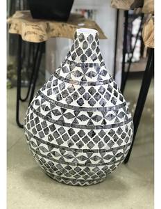 Florero de perlas madre de alta calidad, florero de mesita de noche para decoración del hogar, hotel y restaurante - Product Image 2