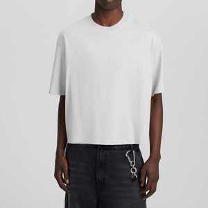 Men's T-Shirts Cotton Summer T Shirt Trendy Style T-Shirt Solid Color Oversized <b>Tshirt</b> Men - Product Image 2