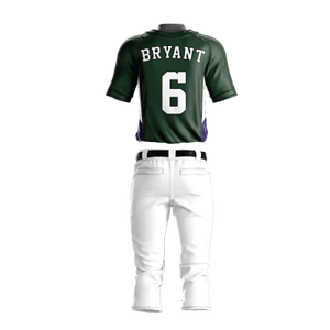 Ropa deportiva personalizada de béisbol y softbol para hombres Jersey de botón transpirable de alta calidad Sublimación Impreso Patrón liso - Product Image 3