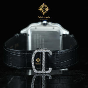 นาฬิกาข้อมือผู้ชายขายดี ระบบออโตเมติก สายสแตนเลส สไตล์ฮิปฮอป ประดับเพชรโมอิสซาไนต์ ขายดีที่สุด - Product Image 5