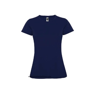 High Quality Classic Women's <b>T</b>-<b>Shirt</b> Comfortable Cotton Knitted for Outdoor Sports Casual Wear for Running Sessions Plain Tshirt - Product Image 3