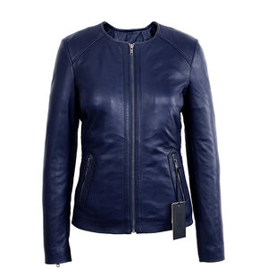Nueva llegada de la chaqueta de cuero de las mujeres OEM por encargo con relleno de algodón transpirable de secado rápido personalizado colores y logotipo al por mayor - Product Image 2